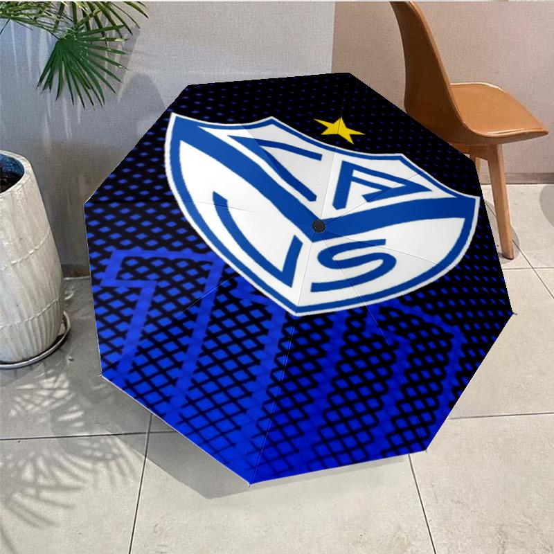 Club Atlético Vélez Sársfield Umbrella - Automatic Open/Close, Compact 8-Rib Lightweight Umbrella Essential for outdoorPicnic Accessory Fan Gifts