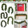 Christmas Cedar Garland Artificial Realistic Soft And Thickness Green Faux Cedar  Garland For Home Fireplace Indoor Outdoor Holiday Party Decoration