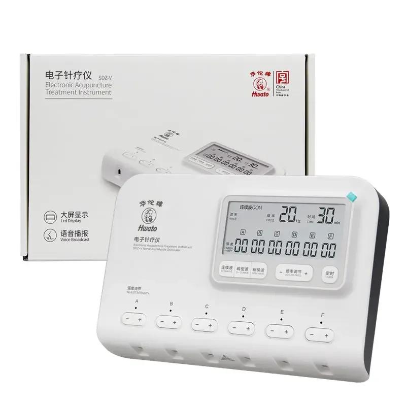 Electrical Acupuncture Therapy Nerve and Muscle Stimulator 6 Channel EMS TENS Electroacupuncture Stimulator Massager Pain Relief