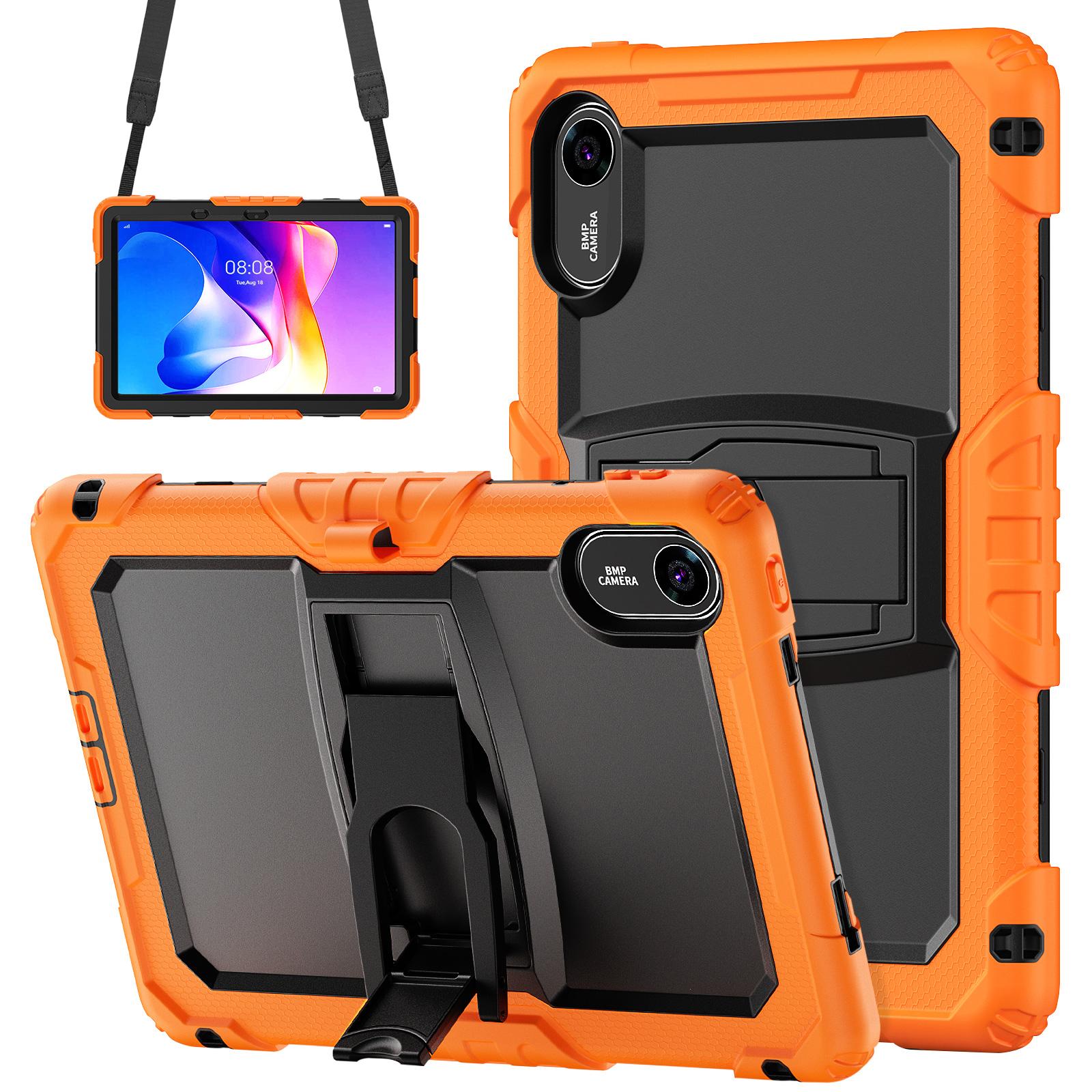 

Чехол-подставка для Xiaomi Redmi Pad 2 с держателем для стилуса/плечевым ремнем, ПК, силиконовый, противоударный чехол для планшета Orange