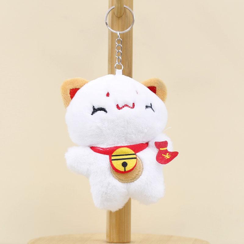

Кошка Манеки Мышь Животное Наполнитель Плюшевая Игрушка Рюкзак Брелок Подвеска Подарок Кукла Cat