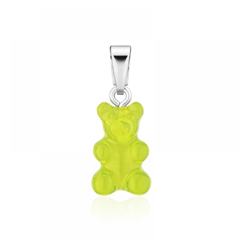         Nostalgia Bear Lime Classic Connector Silver                         