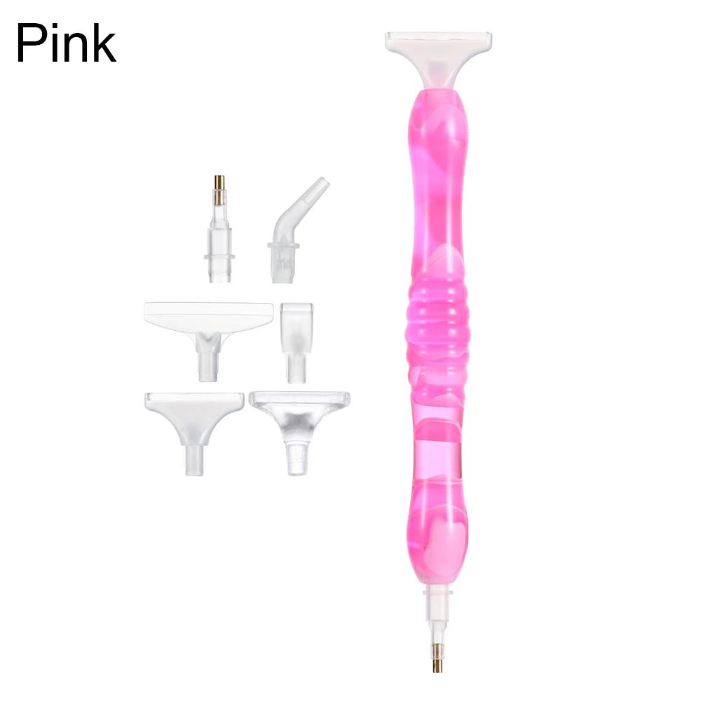 Resin Point Drill Pen 5D Diamond Painting Handmade Tool Kits for 5D Painting with Replacement Drill Picker Clay Tray Accessories