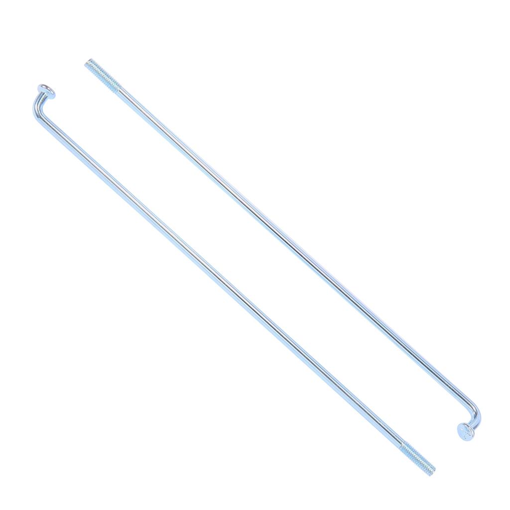 Motoforti Motorcycle Wheel Spoke Nipples, 3mm Thread Diameter, 160mm Length, Silver Tone, 36 Pieces