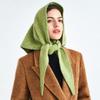 Wool Knitted Scarf Windproof Cross Scarves Simple Triangle Shawl  Outdoor
