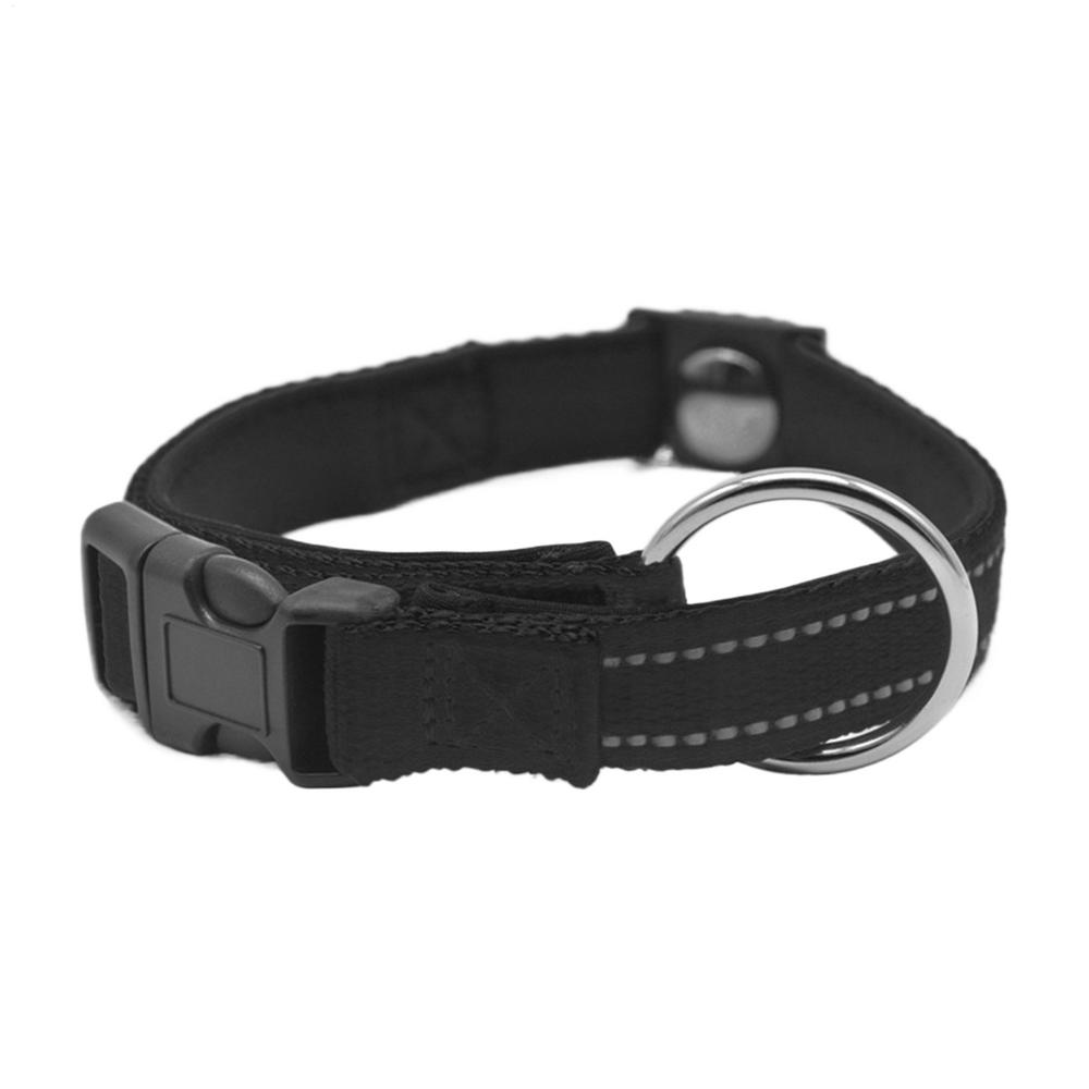 Dog Collar Reflective Adjustable Senior Pet Magnet Neck Collar For Travel Holiday Training Living Room Night Walking Camping