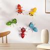 Metal Craft Ant Yard Decor Colorful Cute Insect Wall Sculptures Indoor And Outdoor Colorful Metal Art Decoration