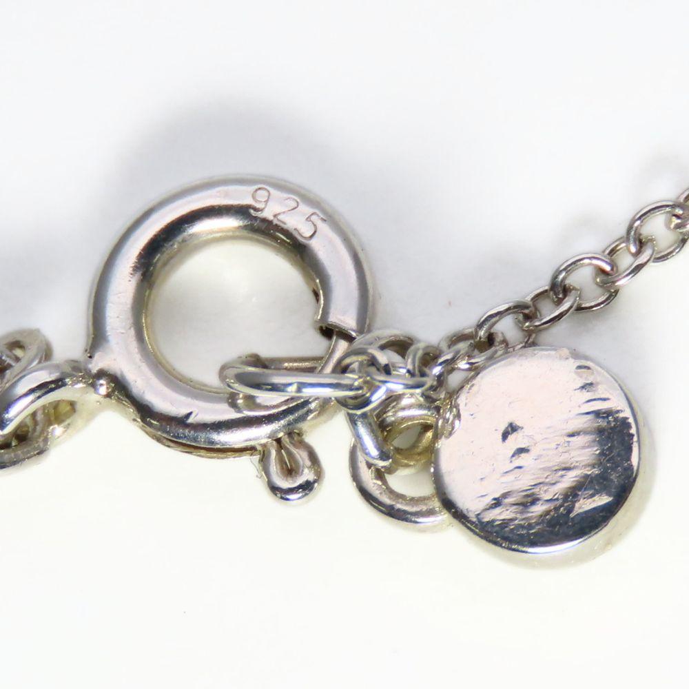 Used TIFFANY&Co. Necklace Return To Round Heart Silver925 4.0g Silver TIFFANY & Co. Blue Accessories