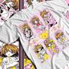 Cardcaptor Sakura T-shirt, Kawaii Anime Tee, Waifu Shirt, Unisex Cotton Top,