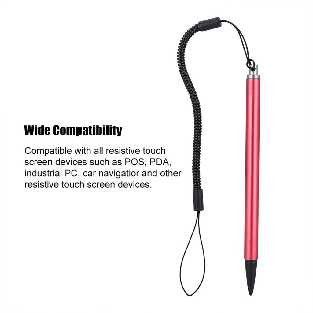 Bildschirm Touch Malerei Stift Resistiven Stylus mit Frühling Seil Für POS PDA Navigator