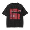 Manga Cowboy Bebop T Shirt Spike Spiegel Graphic Tshirt Washed Oversized TShirt Men Women Clothes Short Sleeve Cotton Tees