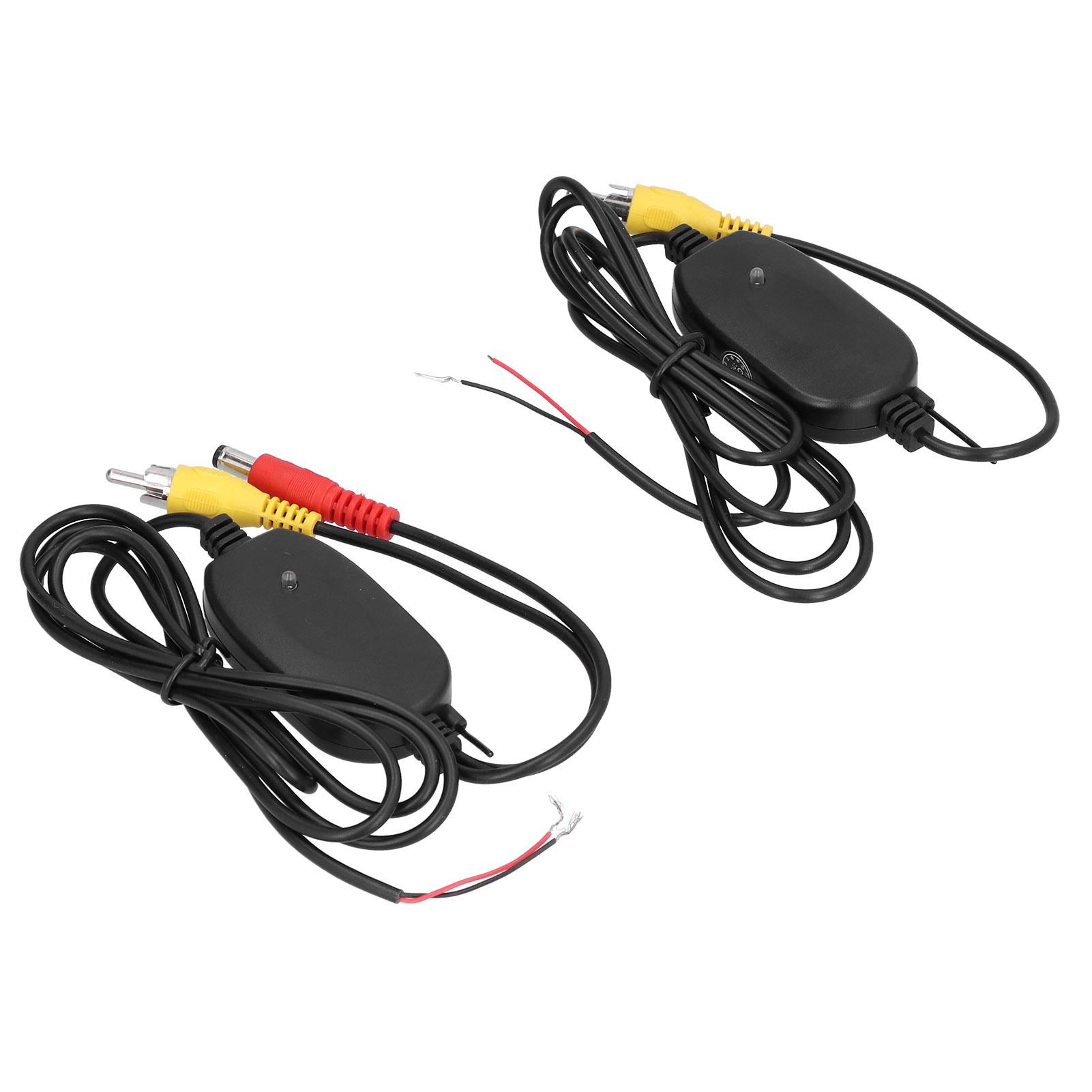 

2 шт. Передатчик камеры заднего вида Приемник заднего вида 2,4 ГГц Беспроводной DC12V Модификация автомобиля Замена