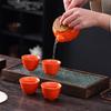 1 sada keramická čajová sada Čajová sada ve stylu tomel Vhodné pro rodinné posezení Cestování v přírodě Dárek k narozeninám Dárek k svátku Jarní festival Dárek Čajový doplněk