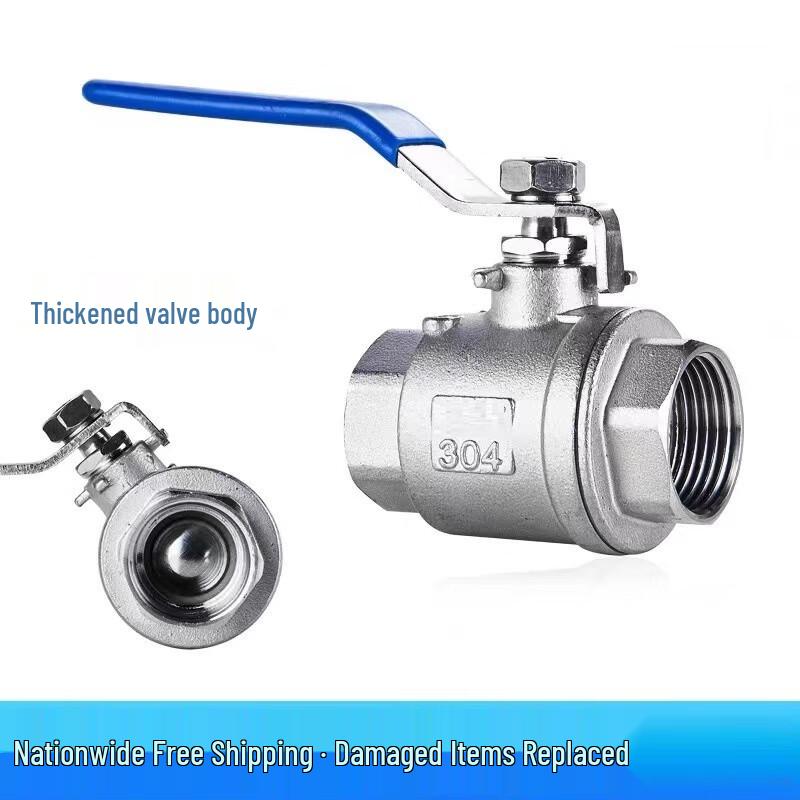 304 Stainless Steel Two-Piece Ball Valve