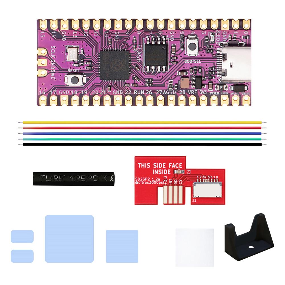 19 Kit Pi Pico Board Picoboot IPL Replacement Modchip and SD2SP2 Adapter Card Reader For Nintendo GameCube NGC Game Console