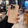 The new desert color is suitable for Apple 16promax mobile phone case, simple iphone15 protective case 14 with lens film.