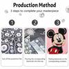 Disney Mickey Mouse pearl painting handmade diy pearl art painting simple living room hanging painting decoration