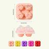 Tulip Ice Cube Mold, Tulip Shapes Ice Cube Tray, Silicone Ice Mold Fun Shapes, 4 Tulip Ice Balls For Chilling Cocktails Drinks