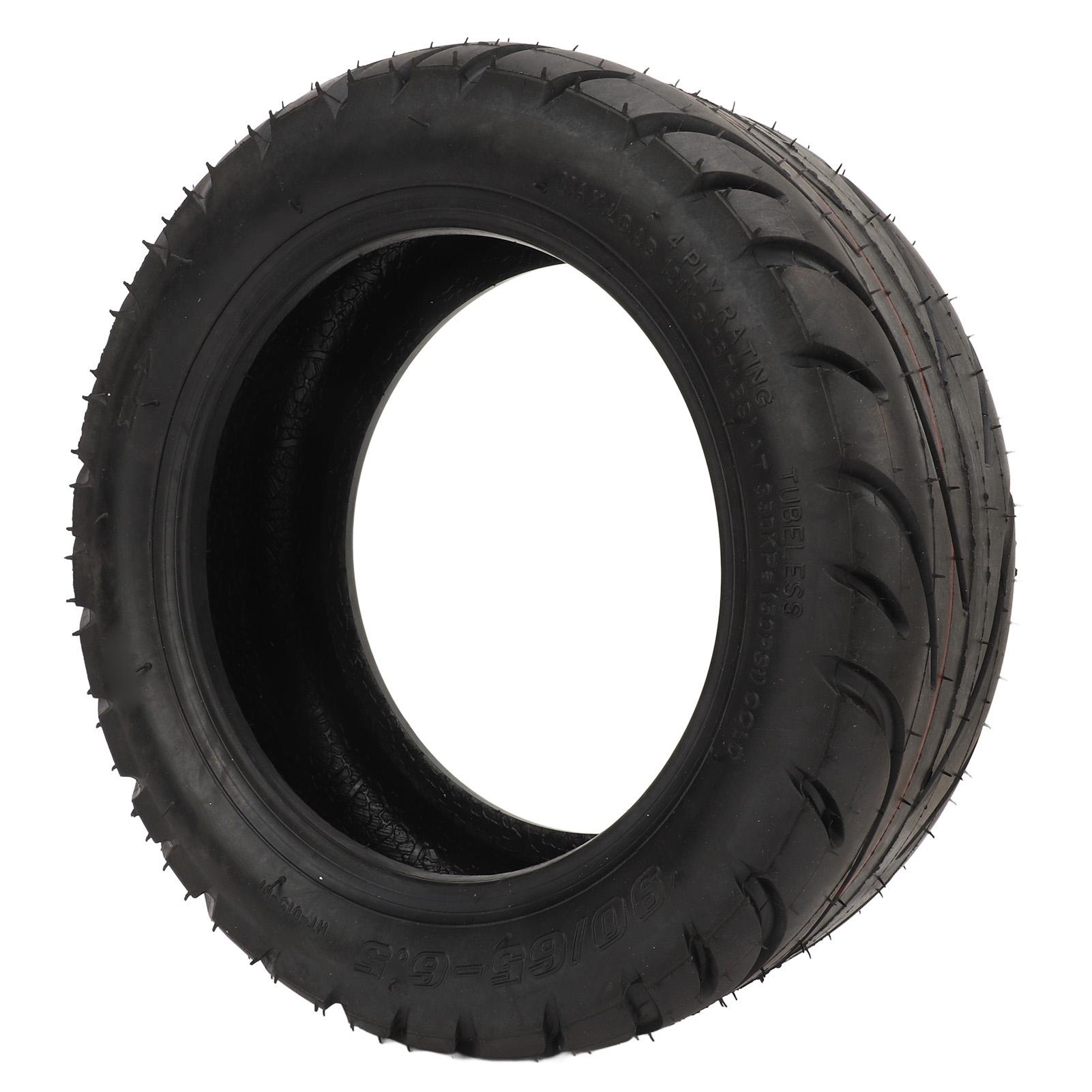 

Electric Scooter Tires 11 Inch Rubber Tubeless Anti Skid 90 65‑6.5 Vacuum Tire for Modification