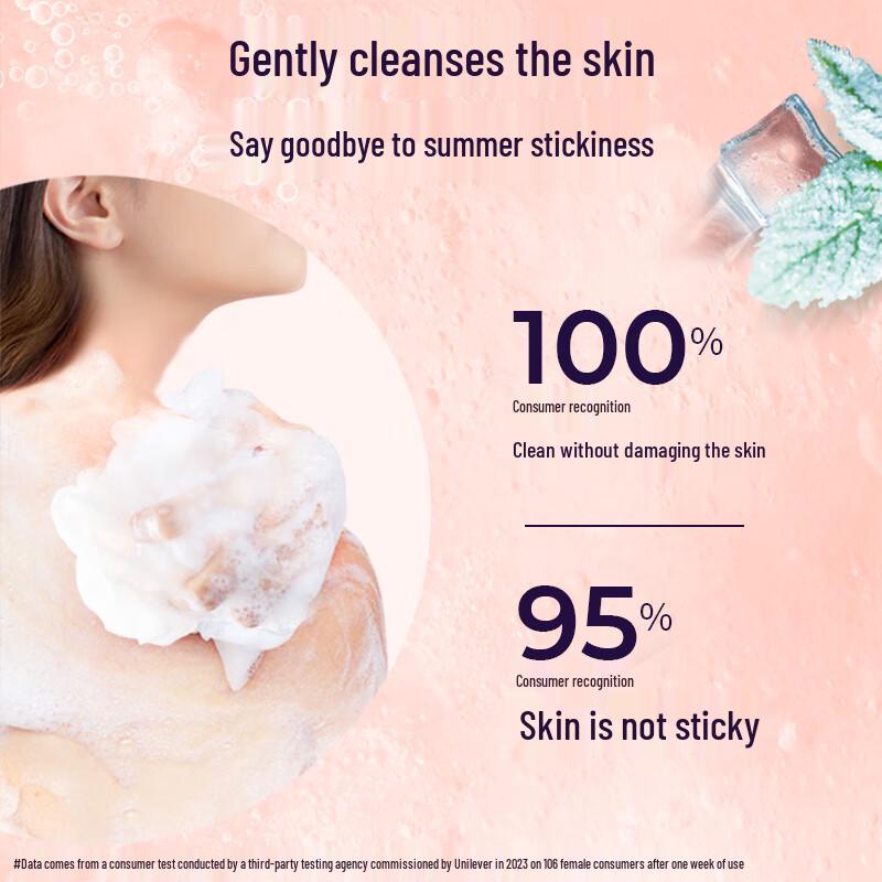 lux White Peach Bubble Fresh Shower Gel