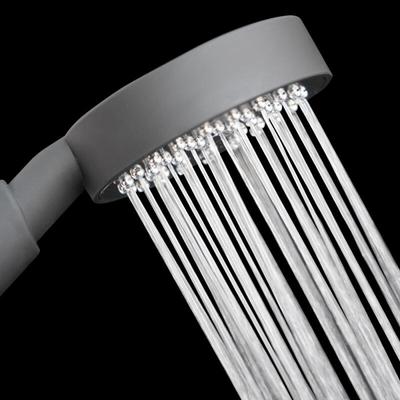 Mattschwarzes Label Atem Dusche