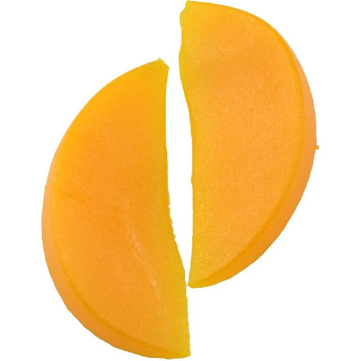 20PCS Artificial Yellow Peach Slice Fake Fruit Slices Home Table Cabinet Decoration Fake Fruit Artificial Peach Sliced Home House Kitchen Tabletop