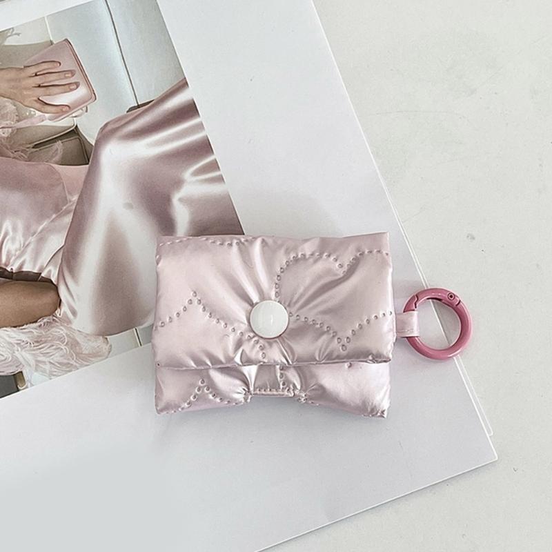 Headphone Case Bows Data Cable Storage Bag Portable Data Cable Earphone Organizer Earphone Storage Bag Earphone Bag