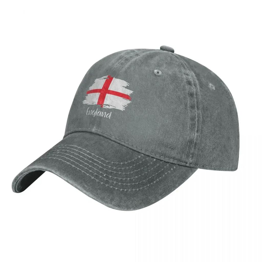 England Flag Denim Baseball Cap United Kingdom Men Women Design Trucker Hat Summer Retro Running Hot Sale Baseball Caps