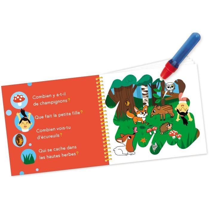 Coloréo - Bébés animaux - NATHAN - Coloriage à l'eau pour enfants de 3 ans et plus