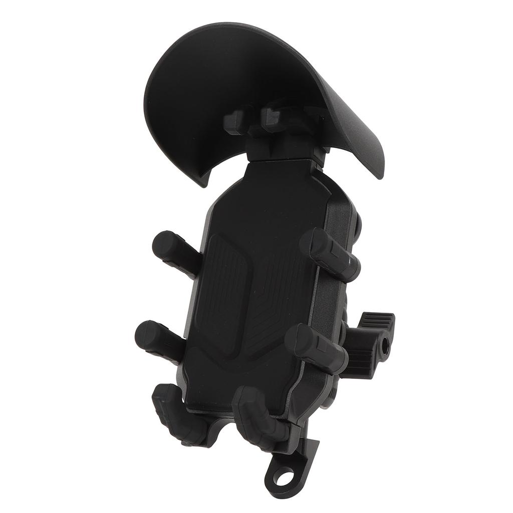 Motorcycle Phone Mount with Vibration Dampener and Safety Lock Adjustable Handlebar Phone Bracket Fo