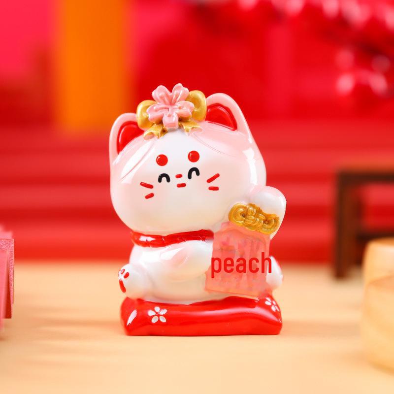 Personalized Desktop Cat Car Ornament - Center Console Doll Decoration