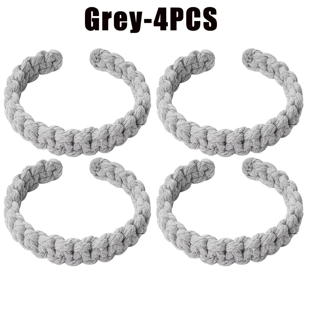 Mode Vävda Jute Flätade Gardinhållare Hållback Rep Dekorativa Gardinhållare För Upphängning Heminredningstillbehör