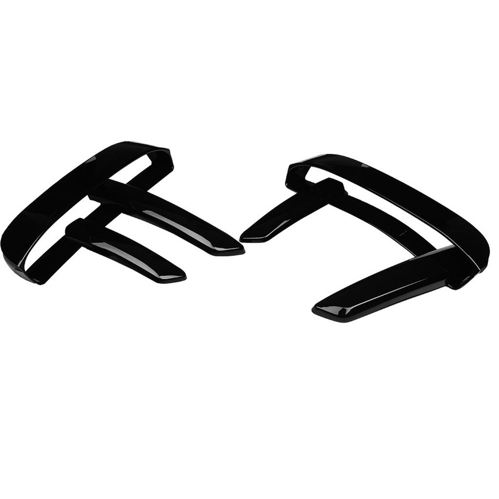 6Pcs Black ABS Plastic Front Fog Lamp Cover Trim for Discovery 5 2017‑2018