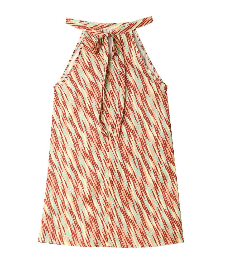 VIKINI VENDER Sonez Halterneck Mini Dress - Multi