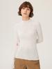 Seamless Fine Knit Machine Washable Half-High Neck Slimming Wool Sweater for Women - Spring/Autumn 2025 Warm Base Layer Knitwear