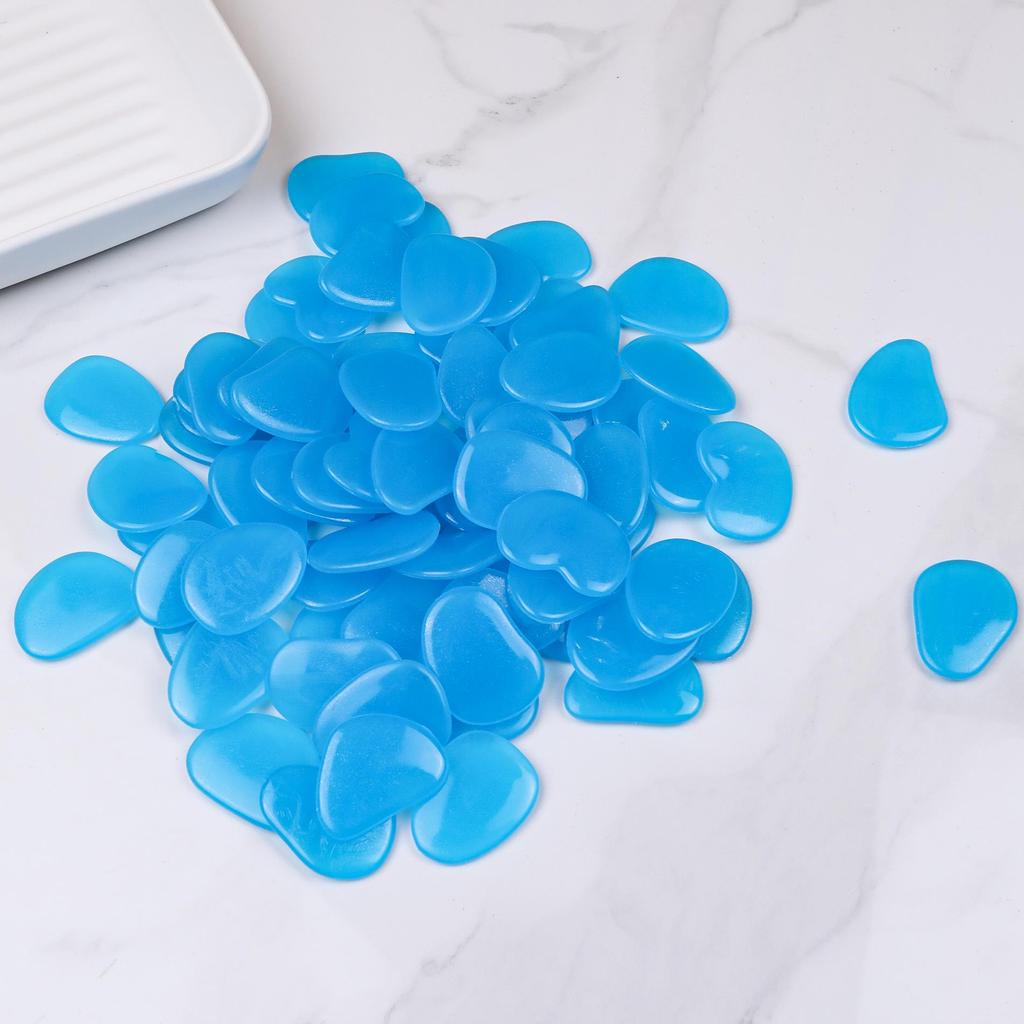4cm Luminous Glow Pebbles for Garden, Fish Tank, Bonsai, and Decorative Landscaping