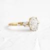 New Egg-shaped Zircon Ring Fashion Hot-selling Ins Super Flash Zircon Wedding Jewelry