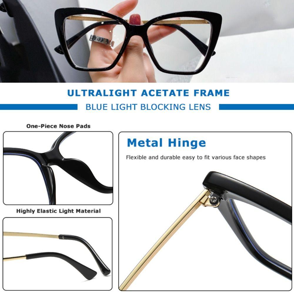 Ochrana Přenosný ultralehký rám Brýle proti modrému světlu Oversized brýle Počítačové brýle