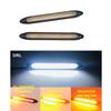 Car Daytime Running Light DRL Scan Strip Flow Yellow Sequential Turn Signal Lamp Universal 12v For Car Headlights DRL Universal