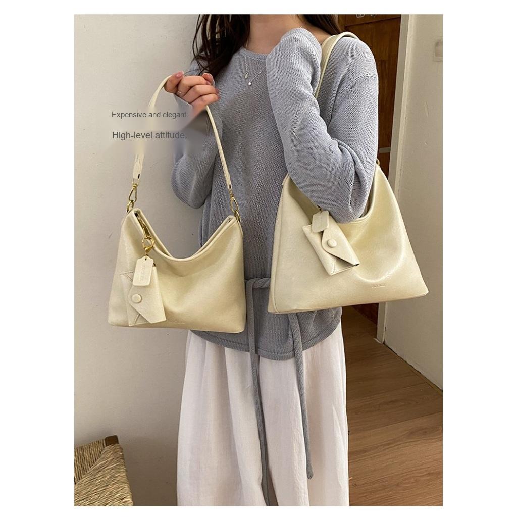 Shoulder Tote Bag Women PU Minimalist Daily Commute