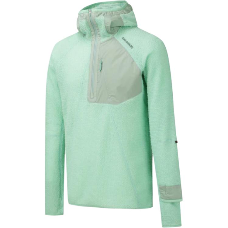 Salomon X-Alpha Half-Zip Color Block Hooded Long Sleeve Warm Breathable Sweatshirt Unisex sweatshirt C29895