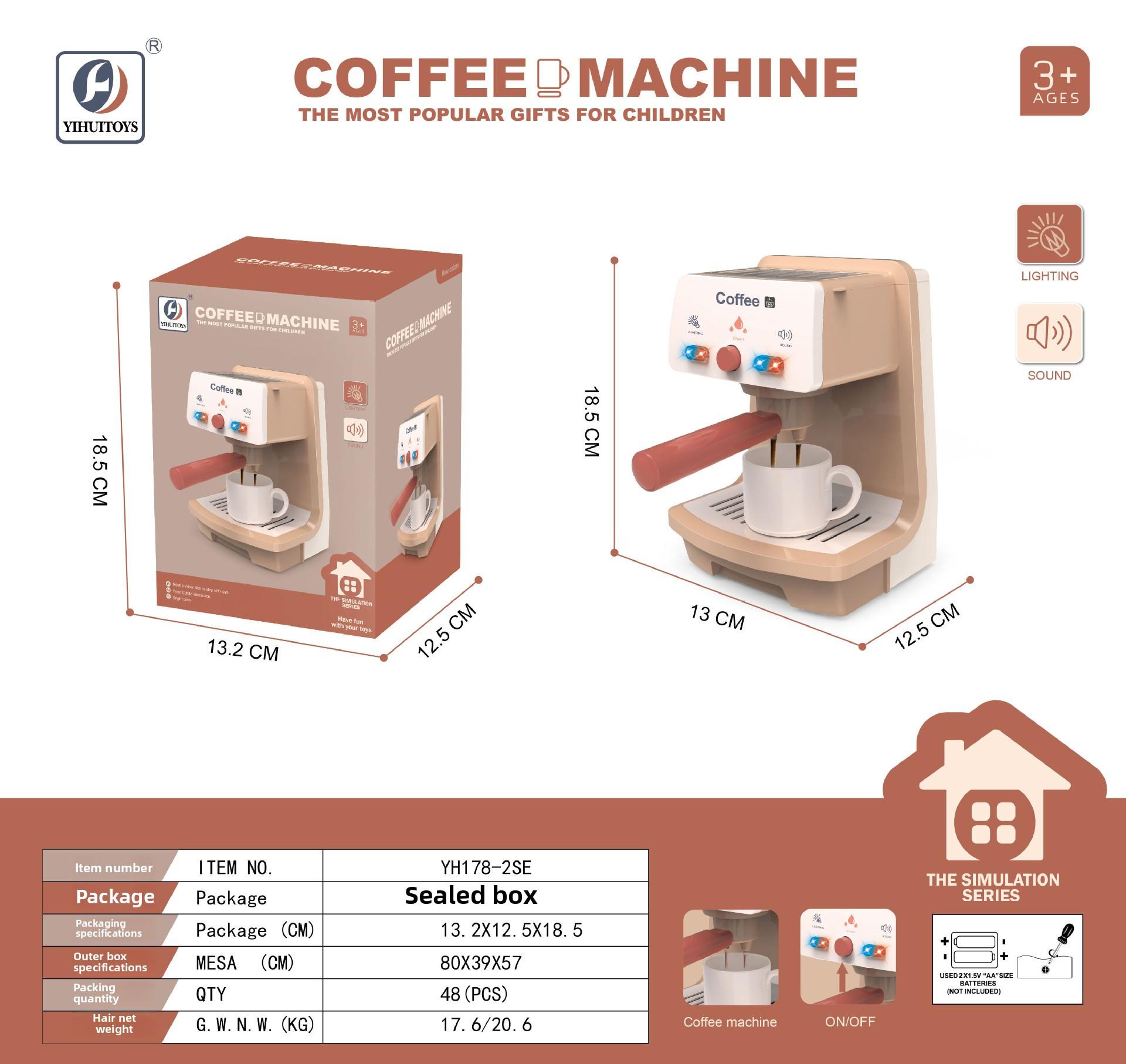 Children s Play House Simulation Coffee Machine Toy Simulation Kitchen 2024 Role Play Girl Year Old