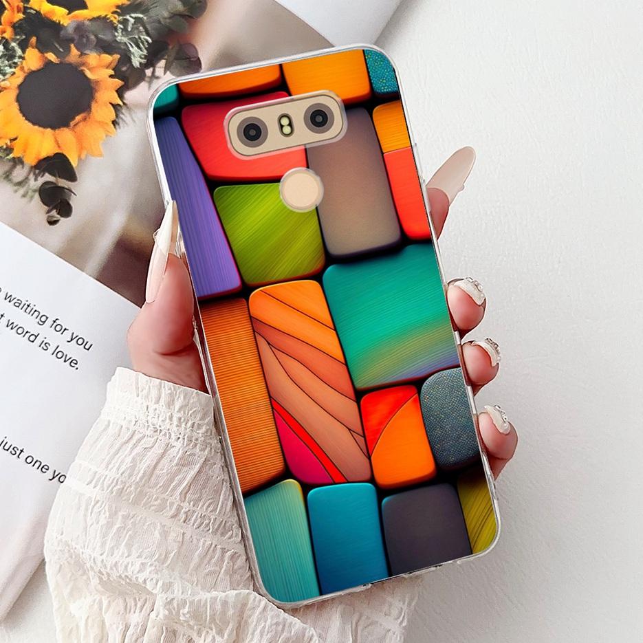 For LG G6 Case LG G6+ H870 H871 H872 H873 H870K Luxury Fashion Painted Cover 5.7'' Soft Silicone Case For LG G6 Plus LGG6 Fundas