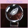 Elegant Crystal Ball Globe Galaxy Miniatures 3d Laser Engraved Glass Sphere 60mm For Timeless Home Decor