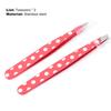 2Pcs/Set Eyebrow Tweezer Anti-Slip Rust-Proof Stainless Steel Professional Slanted Eyebrow Shaving Remover for Women