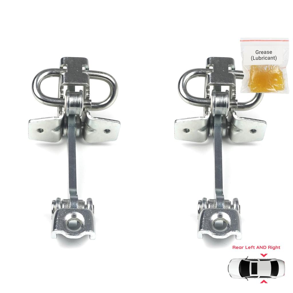 BDP718-1 2 Pezzi Cerniera Porta Posteriore Sinistra E Destra Fermo Limitatore Cinturino per Vauxhall Opel Astra G 1998-2009 Zafira A 1999-2006 160243