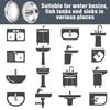38mm Replacement Sink/Basin Waste-Plug Cap Easy Pop-Up Click Clack-Chrome