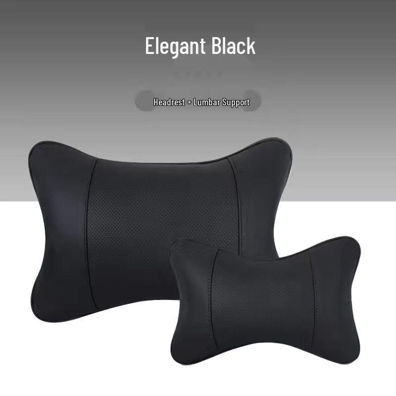 Zestaw poduszek podpierających szyję i lędźwie na zagłówek samochodowy na poduszkę oparcia
