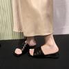 Fashion Simple Light and comfortableFlat Slippers for Women for Summer Outdoor 2025 New Retro Comfortable All-match Leather Sandals