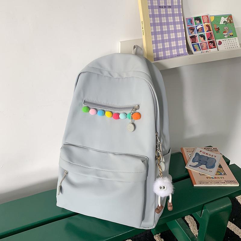 Small fresh and cute girl backpack, new large-capacity casual versatile student backpack